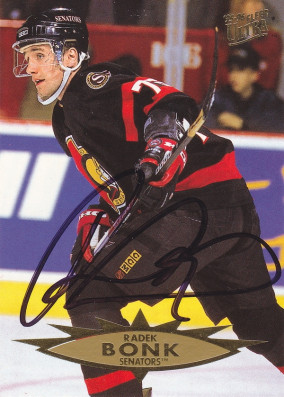 Hockey card Radek Bonk
