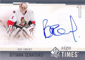 Hockey card Ray Emery