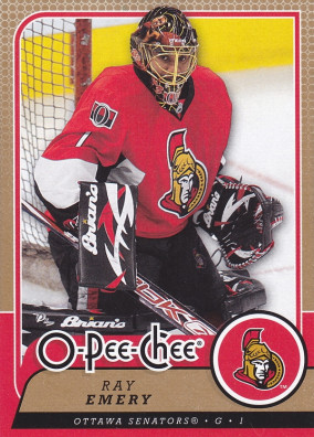 Hockey card Ray Emery