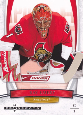Hockey card Ray Emery