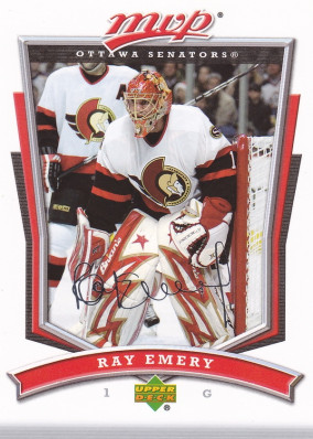 Hockey card Ray Emery