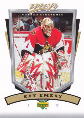 Hockey card Ray Emery