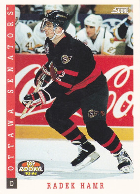 Hockey card Radek Hamr