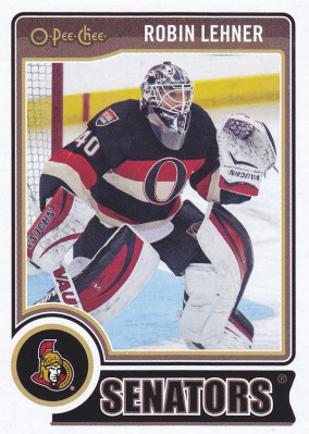 Hockey card Robin Lehner