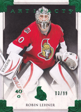 Hockey card Robin Lehner