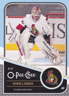 Hockey card Robin Lehner