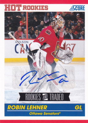 Hockey card Robin Lehner