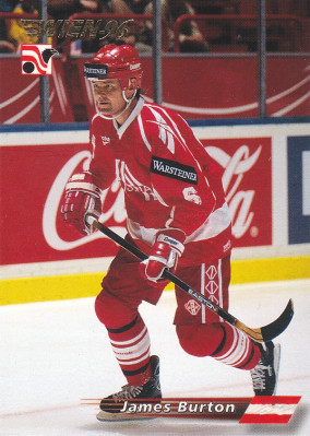 Hockey card James Burton