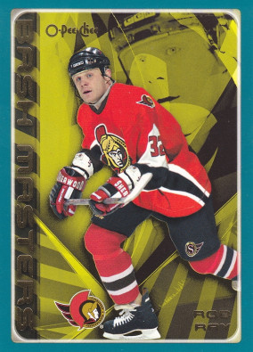 Hockey card Rob Ray