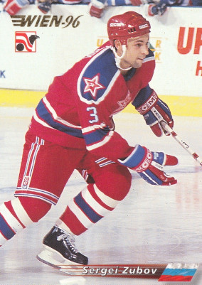 Hockey card Sergei Zubov