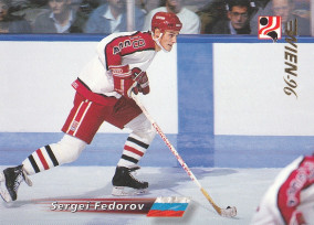 Hockey card Sergei Fedorov