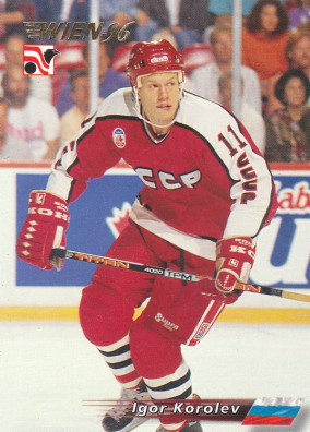 Hockey card Igor Korolev