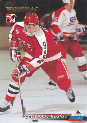 Hockey card Vyacheslav Kozlov