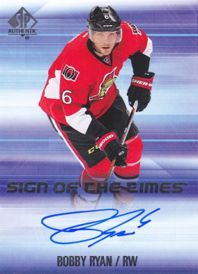 Hockey card Bobby Ryan
