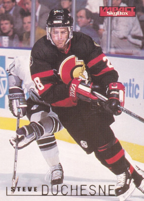 Hockey card Steve Duchesne