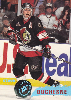 Hockey card Steve Duchesne