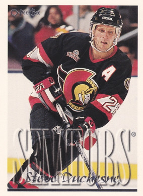 Hockey card Steve Duchesne