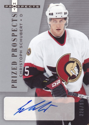 Hockey card Christoph Schubert