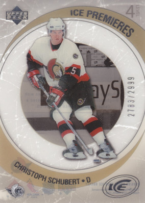 Hockey card Christoph Schubert