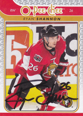Hockey card Ryan Shannon