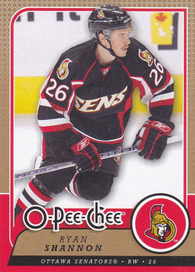 Hockey card Ryan Shannon