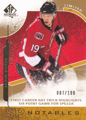 Hockey card Jason Spezza