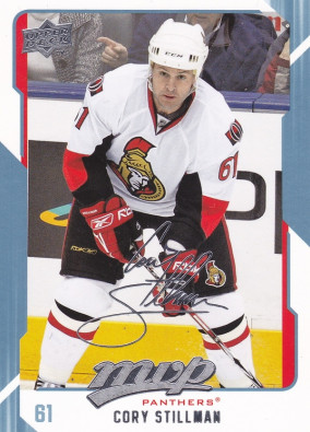 Hockey card Cory Stillman