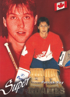 Hockey card Patrick Roy