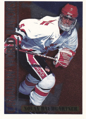 Hockey card Nolan Baumgartner