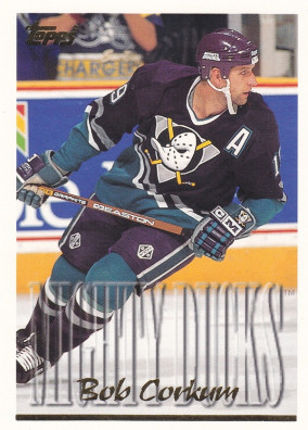 Hockey card Bob Corkum