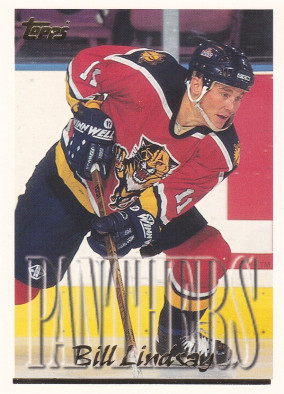 Hockey card Bill Lindsay