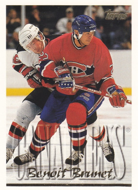 Hockey card Benoit Brunet