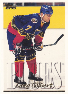 Hockey card Greg Gilbert