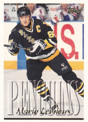 Hockey card Mario Lemieux