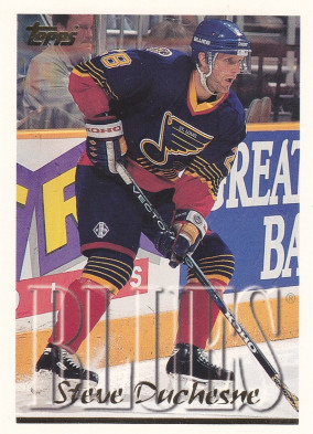 Hockey card Steve Duchesne