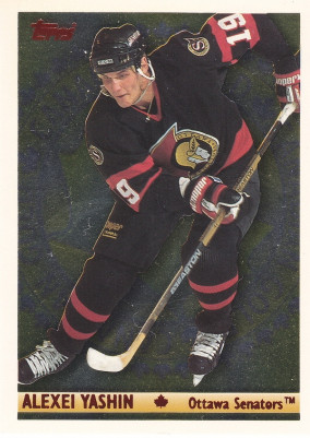 Hockey card Alexei Yashin
