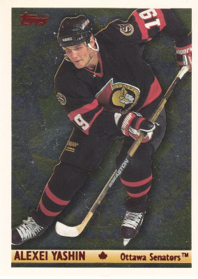 Hockey card Alexei Yashin