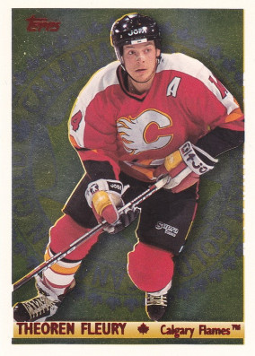 Hockey card Theoren Fleury