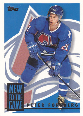 Hockey card Peter Forsberg