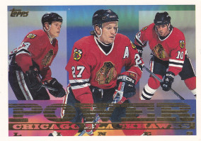 Hockey card Chicago Blackhawks