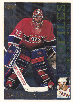 Hockey card Patrick Roy