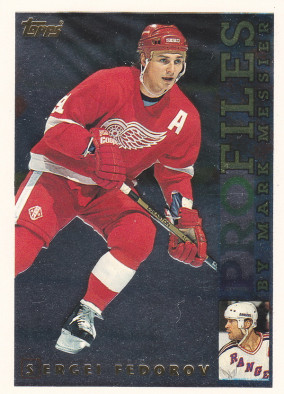 Hockey card Sergei Fedorov