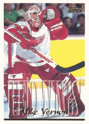 Hockey card Mike Vernon