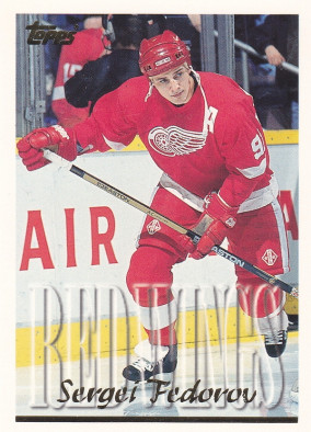 Hockey card Sergei Fedorov