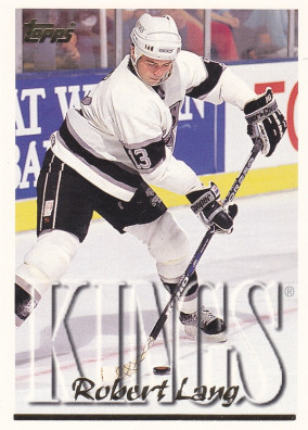 Hockey card Robert Lang