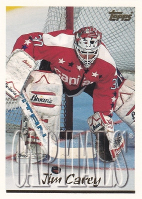 Hockey card Jim Carey