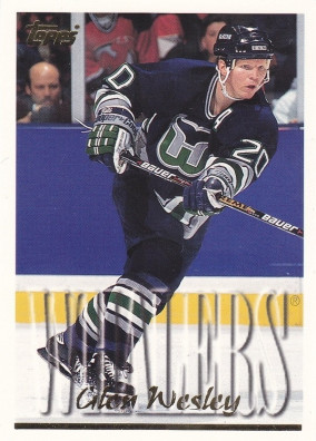 Hockey card Glen Wesley