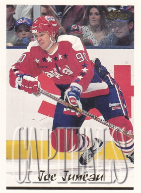 Hockey card Joe Juneau