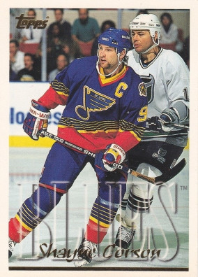 Hockey card Shayne Corson