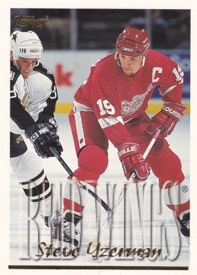 Hockey card Steve Yzerman